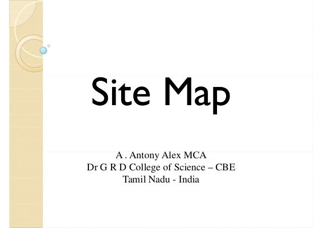 site map web