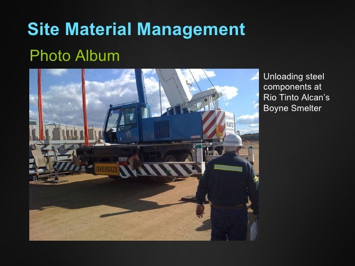 Site Material Management