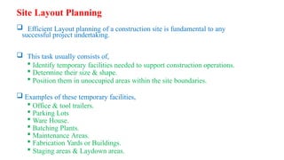 Comprehensive Construction Site Management and Layout Planning for ...
