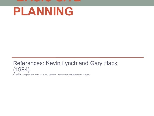 Site Planning Kevin Lynch Ebook Download
