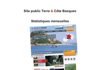 Site public Terre & Côte Basques
Statistiques mensuelles

 