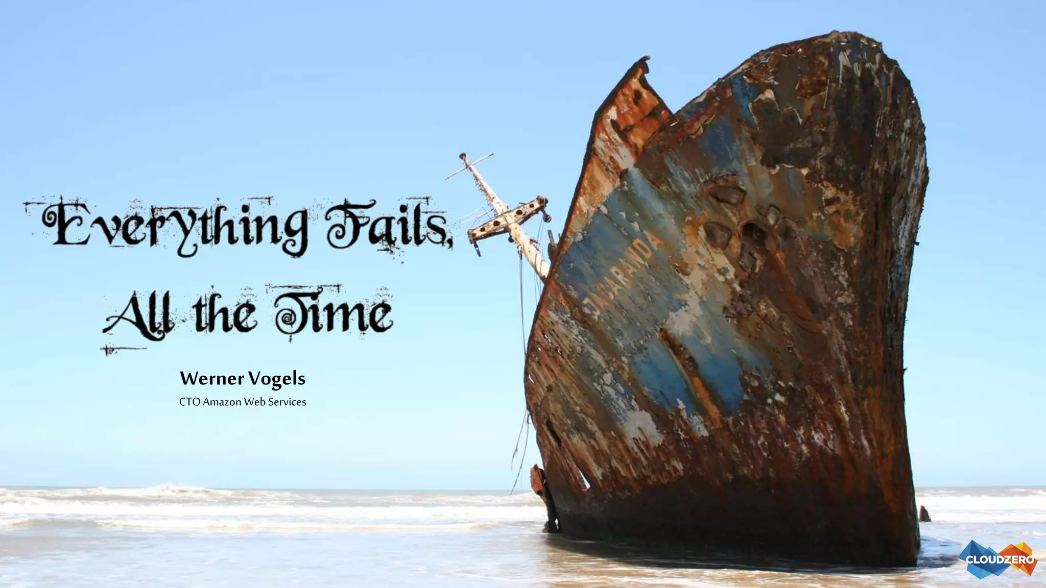 WernerVogels
CTOAmazonWeb Services
 