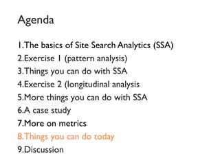 Site search analytics workshop presentation Slide 120