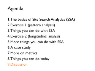 Site search analytics workshop presentation Slide 128