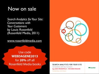 Site search analytics workshop presentation Slide 131