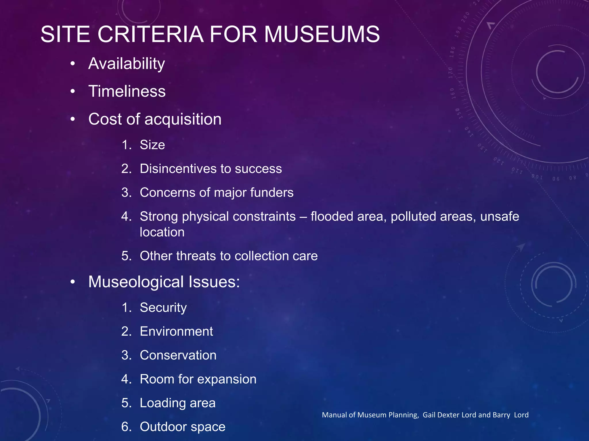 Site selection | PPTX