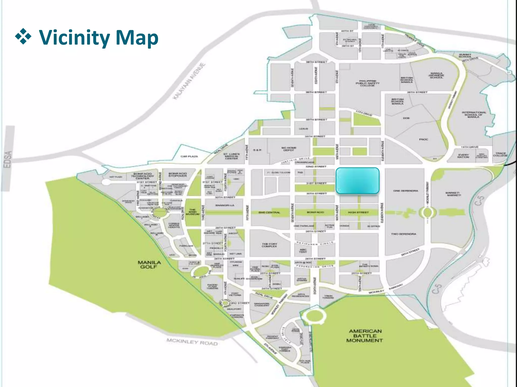  Vicinity Map
 