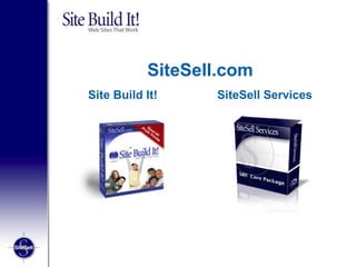 SiteSell.com Site Build It!  SiteSell Services 