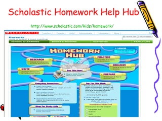 Scholastic Homework Help Hub http://www.scholastic.com/kids/homework/   