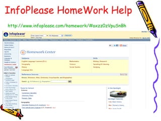 InfoPlease HomeWork Help http://www.infoplease.com/homework/#axzz0zVpuSnBh   