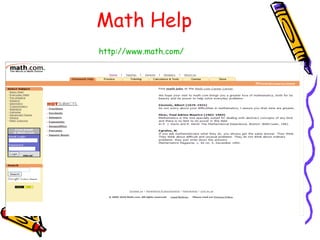 Math Help http://www.math.com/   