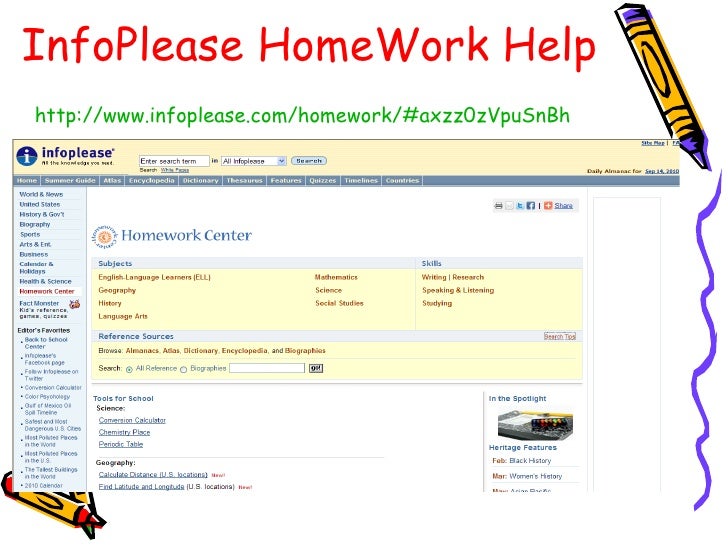 websites for homework