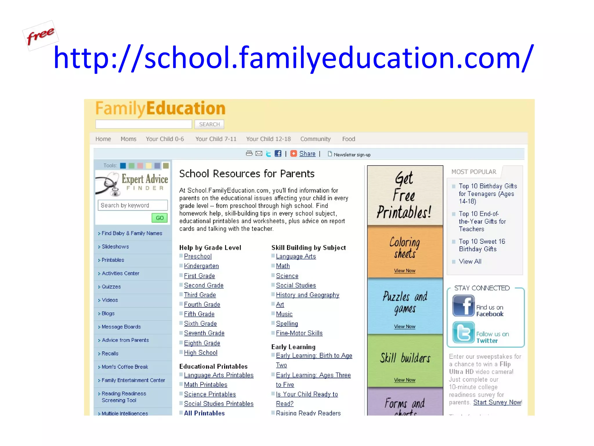 http://school.familyeducation.com/
 