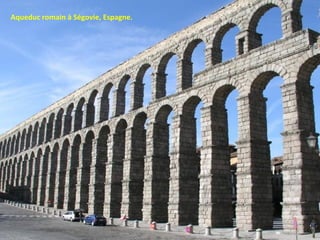 Aqueduc romain à Ségovie, Espagne.

 