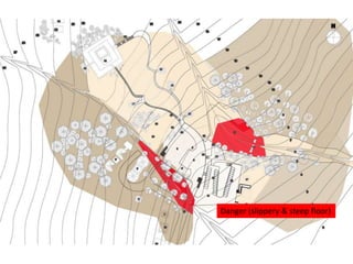 Danger (slippery & steep floor)
 