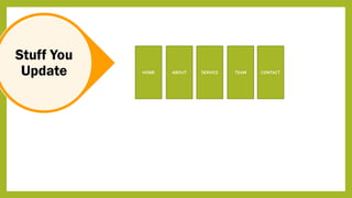 Stuff You
Update HOME ABOUT SERVICE TEAM CONTACT
 