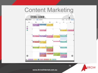 Content Marketing




                             78

  www.ArrowInternet.com.au
 