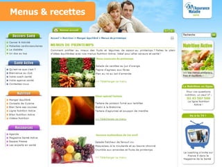 Menus & recettes
 