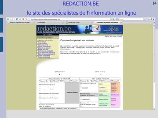 REDACTION.BE  le site des spécialistes de l’information en ligne 14 