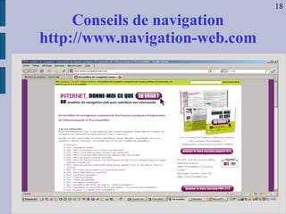 Conseils de navigation http://www.navigation-web.com 18 
