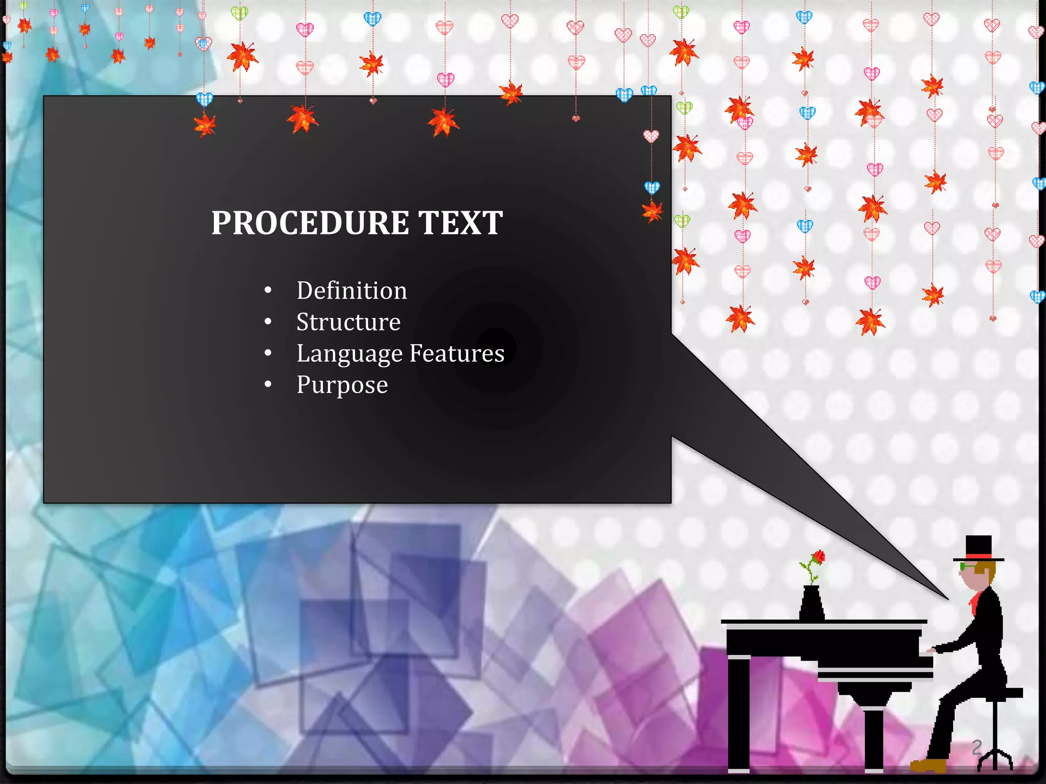 PROCEDURE TEXT | PPTX