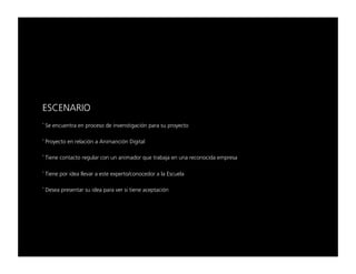 bp`bk^ofl=
˚=pÉ=ÉåÅìÉåíê~=Éå=éêçÅÉëç=ÇÉ=áåîÉåëíáÖ~Åáµå=é~ê~=ëì=éêçóÉÅíç=

˚=mêçóÉÅíç=Éå=êÉä~Åáµå=~=^åáã~åÅáµå=aáÖáí~ä=

˚=qáÉåÉ=Åçåí~Åíç=êÉÖìä~ê=Åçå=ìå=~åáã~Ççê=èìÉ=íê~Ä~à~=Éå=ìå~=êÉÅçåçÅáÇ~=ÉãéêÉë~=

˚=qáÉåÉ=éçê=áÇÉ~=ääÉî~ê=~=ÉëíÉ=ÉñéÉêíçLÅçåçÅÉÇçê=~=ä~=bëÅìÉä~=

˚=aÉëÉ~=éêÉëÉåí~ê=ëì=áÇÉ~=é~ê~=îÉê=ëá=íáÉåÉ=~ÅÉéí~Åáµå=
 