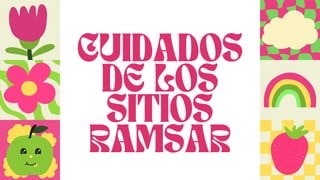 CUIDADOS
DE LOS
SITIOS
RAMSAR
 