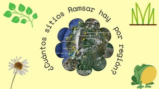 ¿
C
u
á
n
t
o
s
s
i
t
ios
Ramsar hay
p
o
r
r
e
g
i
ó
n
?
 