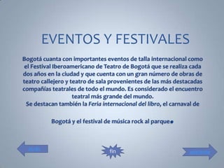 EVENTOS Y FESTIVALES




atrás            fin       adelante
 