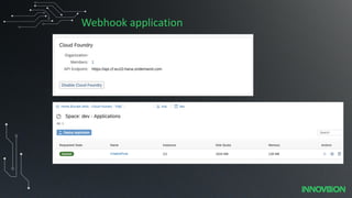 Webhook application
 