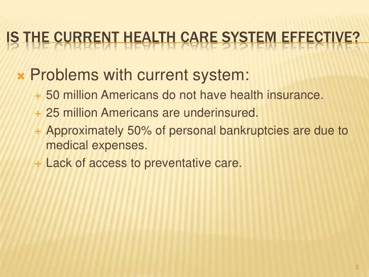 Thesis about health care reform