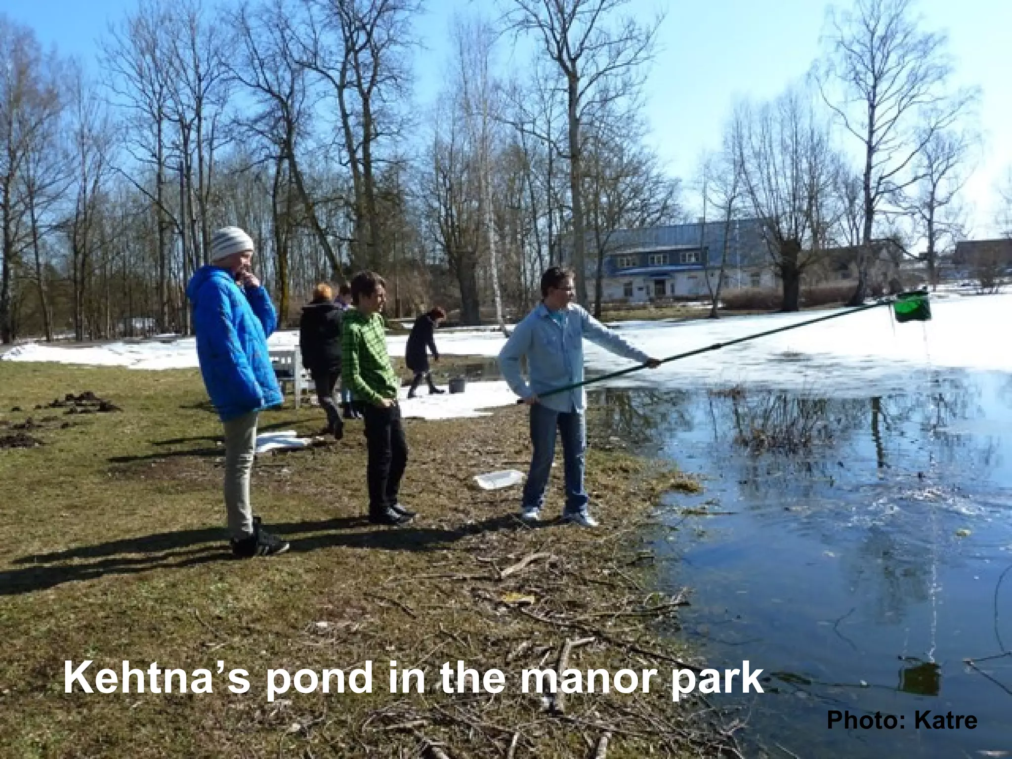 Kehtna’s pond in the manor park
                                  Photo: Katre
 