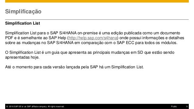 mudanças em sd com