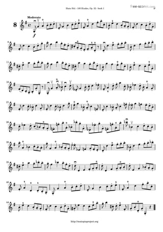 Hans Sitt - 100 Etudes, Op. 32 - book 1 9
4
8
Moderato
f
0 04
006 0 4
011 4 40
0
16 0
0
21 00
026 0 0
030 00
035 0 0
0440 4 0 4 0
444 04 0
http://mutopiaproject.org
 