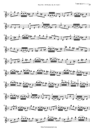 Hans Sitt - 100 Etudes, Op. 32 - book 1 19
13 0 4 4
416
0 419 0 0 0 4
22 4
25 0
28 44
31 4
0
4 4
34 4404 4
437 40
041
4 4
http://mutopiaproject.org
 