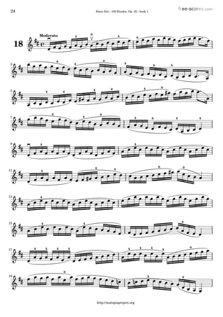 24 Hans Sitt - 100 Etudes, Op. 32 - book 1
18
4 0Moderato 4 0
0 43
0
4 4
0
045 04
04
44 07 4
0
4
0
49 4
0
11
0
4 40
13 4
015 4 4
44 417
04 44 4 4
419 0
0
http://mutopiaproject.org
 