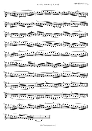 Hans Sitt - 100 Etudes, Op. 32 - book 1 27
34
00
4
0
037 4 4
440
00
443 40 4
46
000
049 4
452 4 0
4055 4 40
4058 4
61 0 4 0 0
64
http://mutopiaproject.org
 