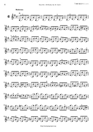 6 Hans Sitt - 100 Etudes, Op. 32 - book 1
42
6
Moderato
3
0
4
0
3
0
3
8
32 4
12 0
016
0
20
424
0
28 0 0
032 0
36 00
http://mutopiaproject.org
 