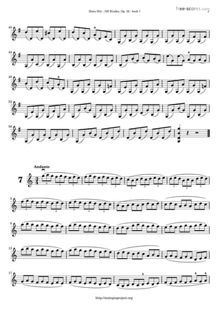 Hans Sitt - 100 Etudes, Op. 32 - book 1 7
40 0
44 0
48 0
52
56
33 3
4
37
3
3
3 3
Andante
3 3
3
3
3
5
3
33 3
33
9
13
417 44
http://mutopiaproject.org
 