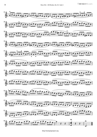 8 Hans Sitt - 100 Etudes, Op. 32 - book 1
21 4 00
425 4
429
33
37 0
4
4
0
41
45
49
53
57
61
65
http://mutopiaproject.org
 