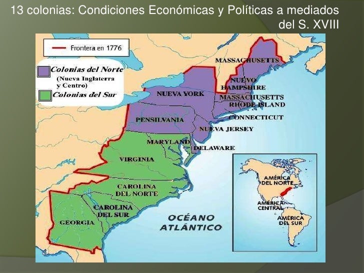 Situación política, económica y social de las 13 colonias antes de la…