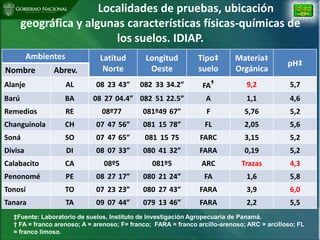 Situacion actual mejoramiento genetico arroz Panama