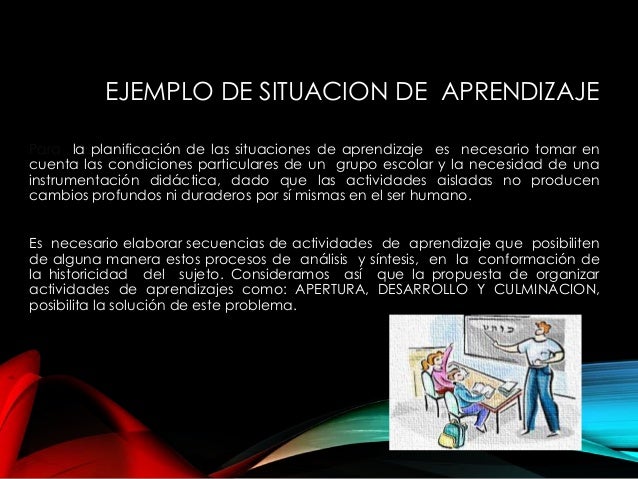 Situacion De Aprendizaje