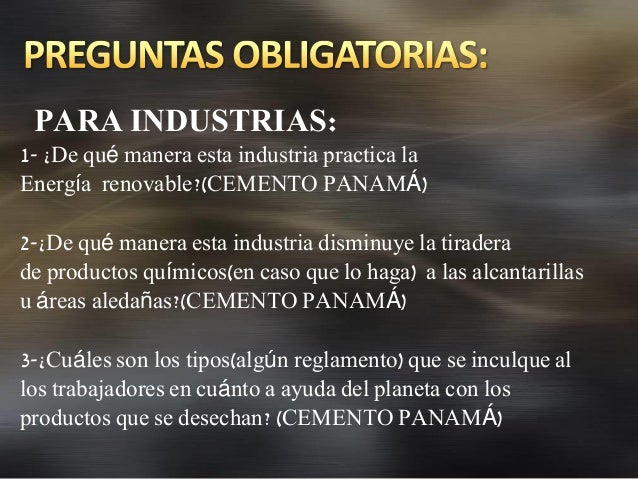 Sectores de las fuentes renovables en Panamá
