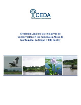 Situación Legal de las Iniciativas de
Conservación en los humedales Abras de
Mantequilla, La Segua e Isla Santay
 