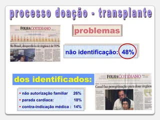 doador número de doadores  órgãos  é suficiente para atender demanda ?1010