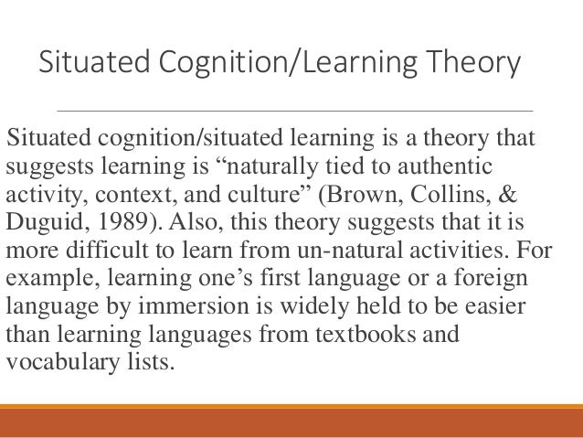 situated cognition definition