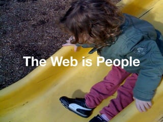 The Web is Machines
 
