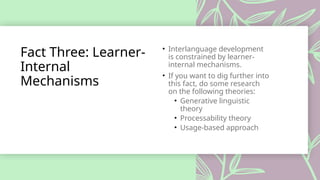 Situating Instructed Language Acquisition | PPTX