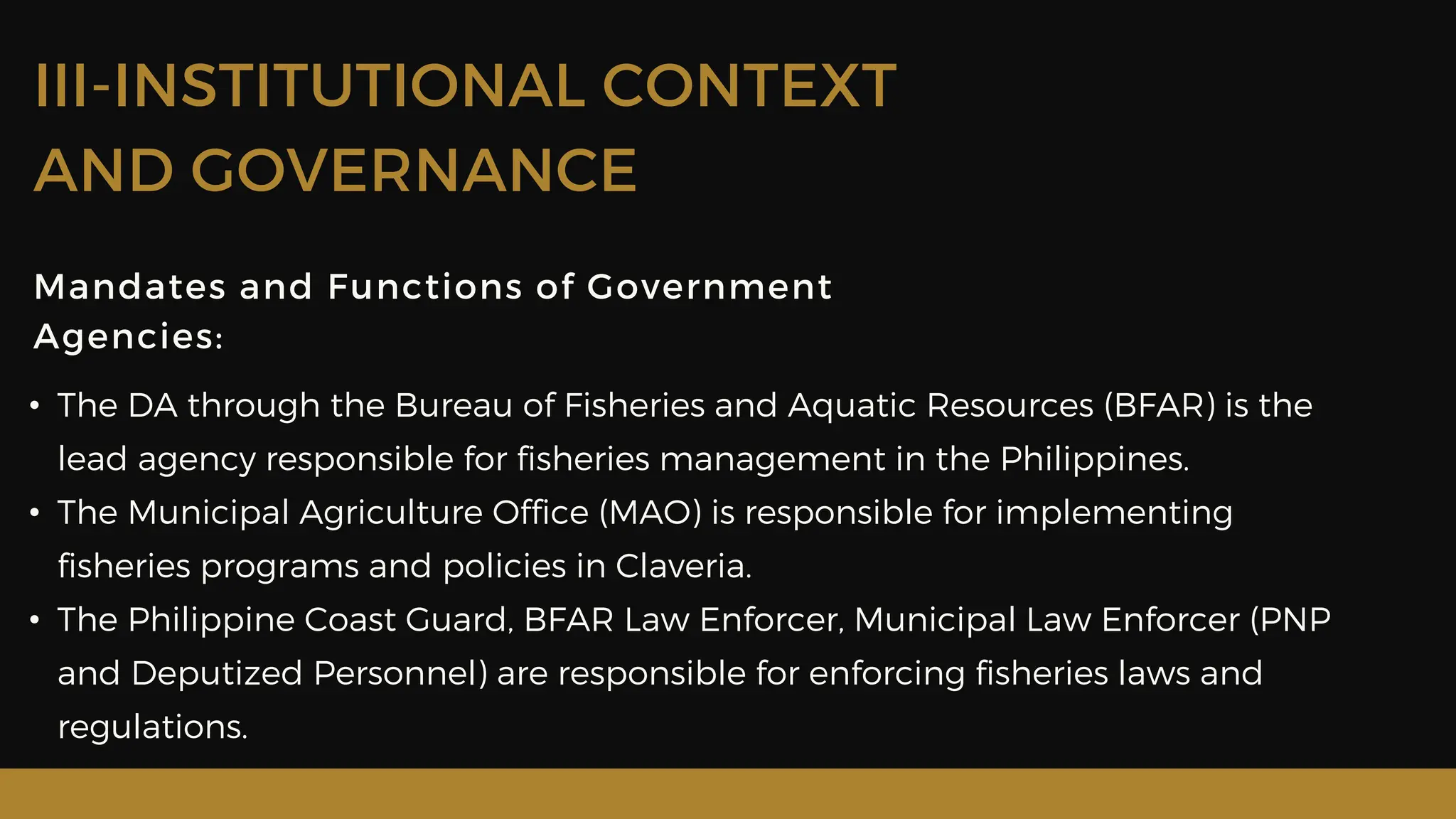 Situational Analysis for Local Disaster Risk And Reduction Management ...